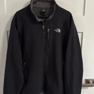 The North‎ Face Men's Apex Bionic Jacket. Black w/ grey. Size L